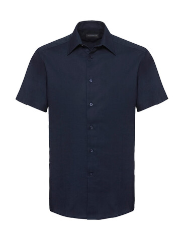 Russell Europe Oxford Shirt, Bright Navy, 3XL bedrucken, Art.-Nr. 711002038