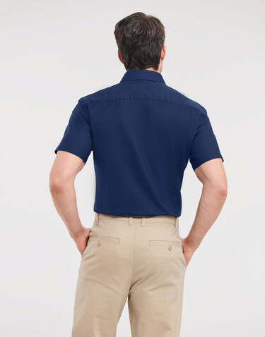 Russell Europe Oxford Shirt, Bright Navy, S bedrucken, Art.-Nr. 711002033