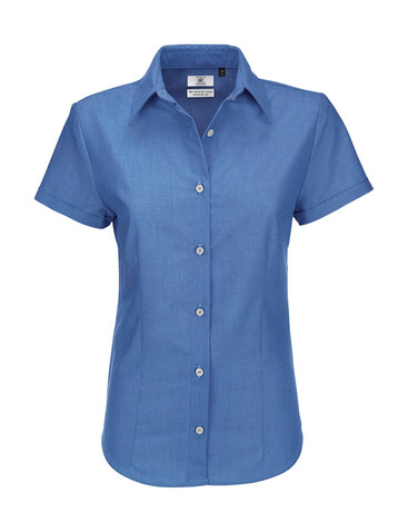 B &amp; C Oxford SSL/women Shirt, Blue Chip, 2XL bedrucken, Art.-Nr. 711422037