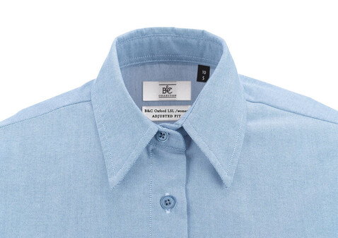 B &amp; C Oxford SSL/women Shirt, Oxford Blue, 6XL bedrucken, Art.-Nr. 711423261