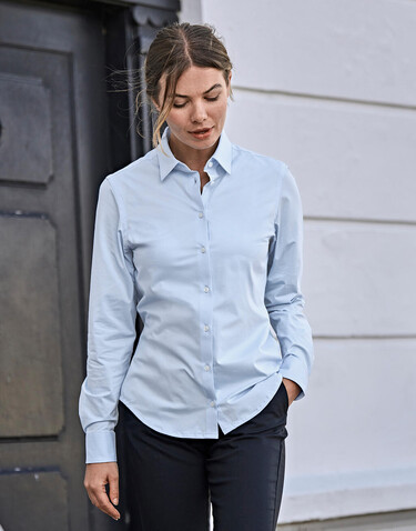 Tee Jays Women`s Active Stretch Shirt, Light Blue, M bedrucken, Art.-Nr. 712543214