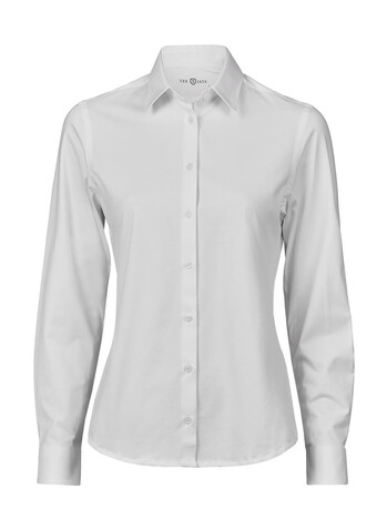 Tee Jays Women`s Active Stretch Shirt, White, XL bedrucken, Art.-Nr. 712540006