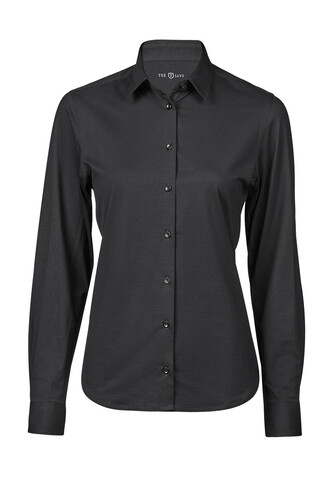 Tee Jays Women`s Active Stretch Shirt, Black, M bedrucken, Art.-Nr. 712541014