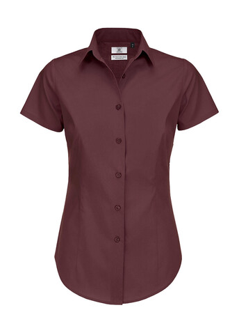 B &amp; C Black Tie SSL/women Poplin Shirt, Luxurious Red, 2XL bedrucken, Art.-Nr. 713424327
