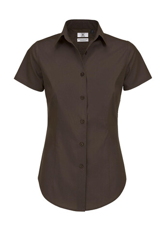 B &amp; C Black Tie SSL/women Poplin Shirt, Coffee Bean, S bedrucken, Art.-Nr. 713427203