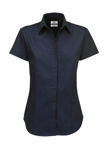 B &amp; C Sharp SSL/women Twill Shirt, Dark Grey, XL bedrucken, Art.-Nr. 719421286