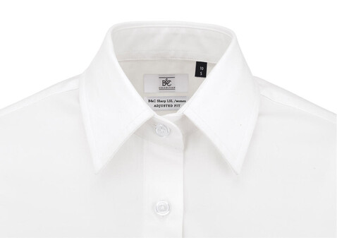B &amp; C Sharp SSL/women Twill Shirt, Dark Grey, XL bedrucken, Art.-Nr. 719421286