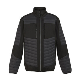 Regatta E-Volve Thermal Hybrid Jacket, Ash/Black, XS bedrucken, Art.-Nr. 721171592