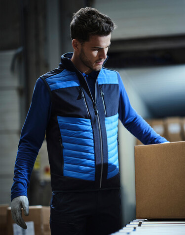 Regatta E-Volve Thermal Hybrid Bodywarmer, Strong Blue/Navy, L bedrucken, Art.-Nr. 722173625