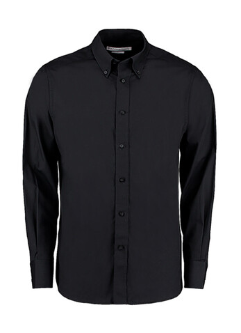 Kustom Kit Tailored Fit City Shirt, White, S bedrucken, Art.-Nr. 724110000