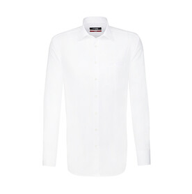 Seidensticker Seidensticker Regular Fit 1/1 Business Kent, White, 49 bedrucken, Art.-Nr. 725200001