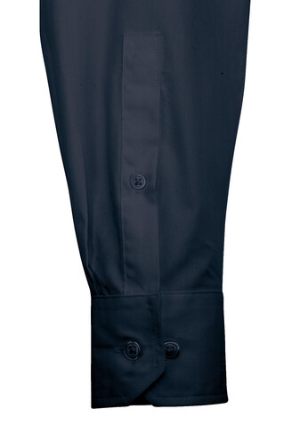 B &amp; C Sharp LSL/men Twill Shirt, Black, S bedrucken, Art.-Nr. 728421013