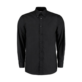 Kustom Kit Tailored Fit Business Shirt, Black, S bedrucken, Art.-Nr. 730111011 Kustom Kit Tailored Fit Business Shirt, Black, S bedrucken, Art.-Nr. 730111011