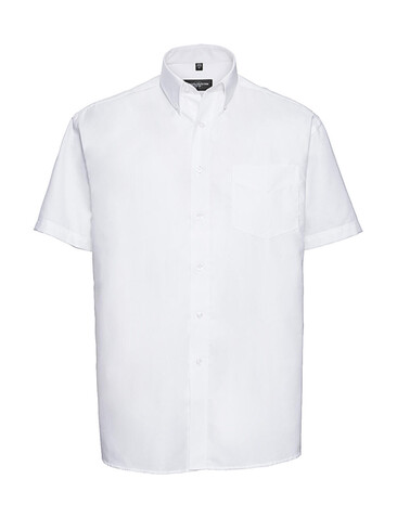 Russell Europe Oxford Shirt, White, S bedrucken, Art.-Nr. 731000001