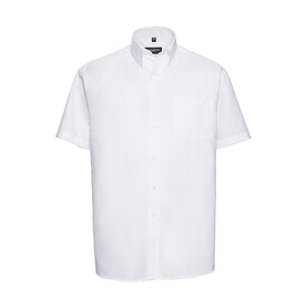 Russell Europe Oxford Shirt, White, S bedrucken, Art.-Nr. 731000001