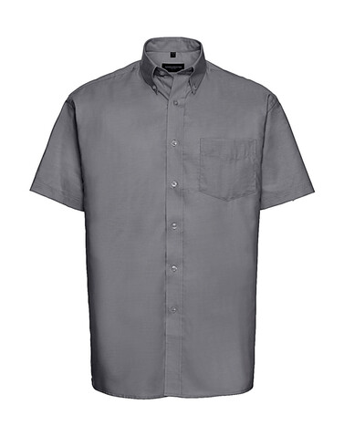 Russell Europe Oxford Shirt, Silver, L bedrucken, Art.-Nr. 731007143