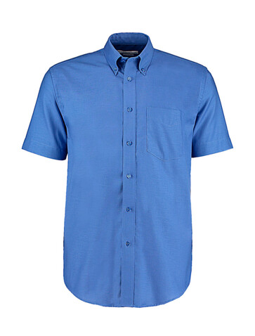 Kustom Kit Classic Fit Workwear Oxford Shirt SSL, White, S bedrucken, Art.-Nr. 731110001