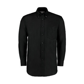 Kustom Kit Classic Fit Workwear Oxford Shirt, Black, S bedrucken, Art.-Nr. 732111011 Kustom Kit Classic Fit Workwear Oxford Shirt, Black, S bedrucken, Art.-Nr. 732111011
