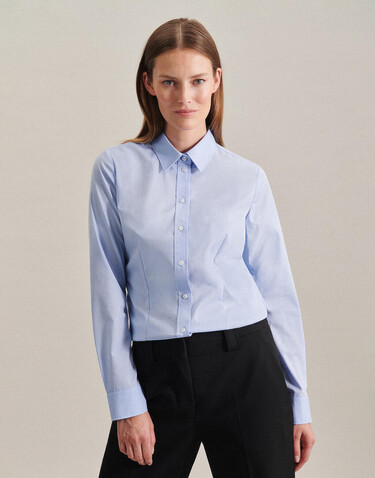 Seidensticker Seidensticker Regular Fit 1/1 Kent Women, Dark Blue, 44 bedrucken, Art.-Nr. 744202086