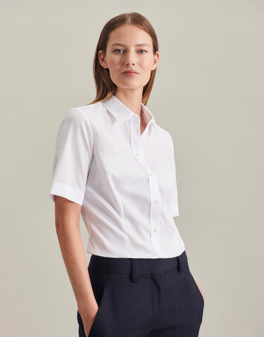 Seidensticker Seidensticker Regular Fit 1/2 Kent Women, White, 34 bedrucken, Art.-Nr. 745200001