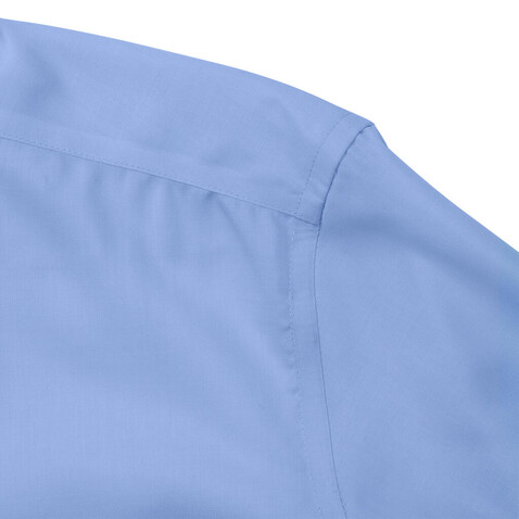 Russell Europe Tailored Ultimate Non-iron Shirt LS, Bright Sky, 2XL/18" bedrucken, Art.-Nr. 758003105