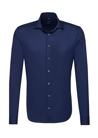 Seidensticker Seidensticker Shaped Fit 1/1 Business Kent, Dark Blue, 37 bedrucken, Art.-Nr. 758202080