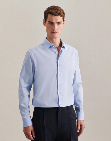 Seidensticker Seidensticker Shaped Fit 1/1 Business Kent, Black, 43 bedrucken, Art.-Nr. 758201016