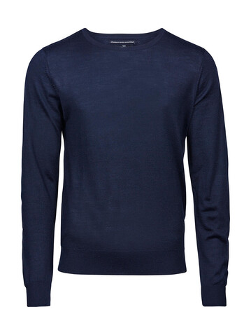 Tee Jays Men`s Crew Neck Sweater, Navy, S bedrucken, Art.-Nr. 763542003