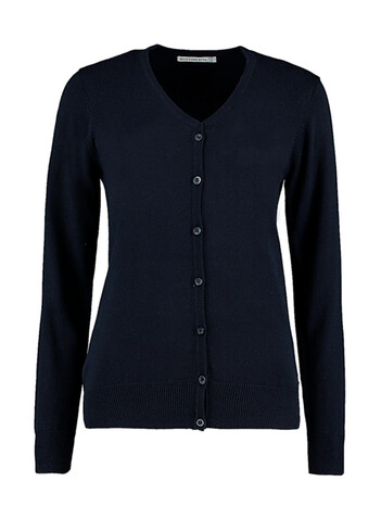Kustom Kit Women`s Classic Fit Arundel V Neck Cardigan, Black, 2XS bedrucken, Art.-Nr. 774111011