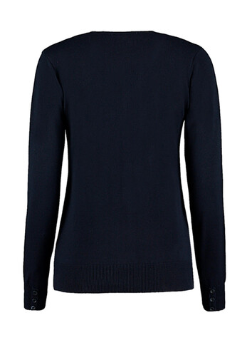 Kustom Kit Women`s Classic Fit Arundel V Neck Cardigan, Black, 2XS bedrucken, Art.-Nr. 774111011