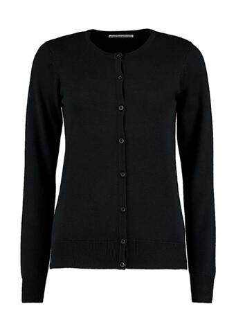Kustom Kit Women`s Classic Fit Arundel Crew Neck Cardigan, Black, 3XL bedrucken, Art.-Nr. 775111018 Kustom Kit Women`s Classic Fit Arundel Crew Neck Cardigan, Black, 3XL bedrucken, Art.-Nr. 775111018