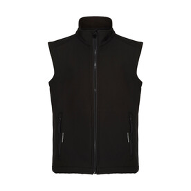 Regatta Junior Ablaze Softshell Bodywarmer, Black/Black, 3-4 (104) bedrucken, Art.-Nr. 779171522