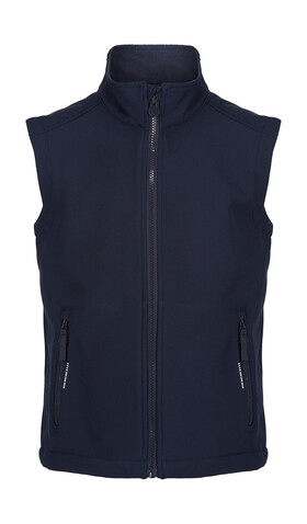 Regatta Junior Ablaze Softshell Bodywarmer, Navy/Navy, 7-8 (128) bedrucken, Art.-Nr. 779172564