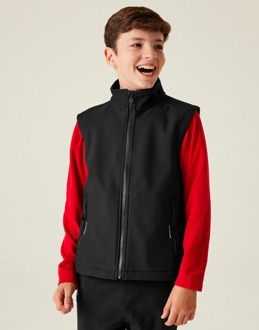 Regatta Junior Ablaze Softshell Bodywarmer, Navy/Navy, 7-8 (128) bedrucken, Art.-Nr. 779172564