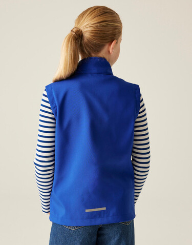 Regatta Junior Ablaze Softshell Bodywarmer, Navy/Navy, 7-8 (128) bedrucken, Art.-Nr. 779172564