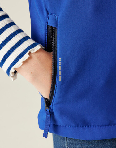 Regatta Junior Ablaze Softshell Bodywarmer, Black/Black, 3-4 (104) bedrucken, Art.-Nr. 779171522