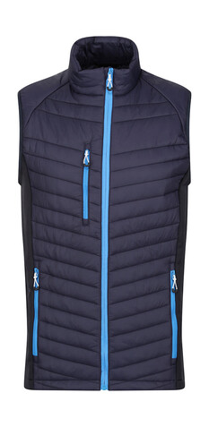Regatta Men`s Navigate Hybrid Bodwarmer, Navy/French Blue, L bedrucken, Art.-Nr. 788172605