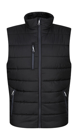 Regatta Men`s Navigate Thermal Bodywarmer, Black/Seal Grey, S bedrucken, Art.-Nr. 789171513