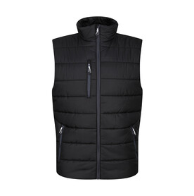 Regatta Men`s Navigate Thermal Bodywarmer, Black/Seal Grey, S bedrucken, Art.-Nr. 789171513