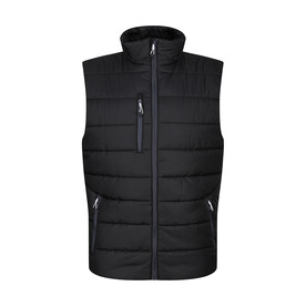 Regatta Men`s Navigate Thermal Bodywarmer, Black/Seal Grey, S bedrucken, Art.-Nr. 789171513