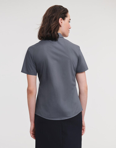 Russell Europe Ladies` Poplin Shirt, Corporate Blue, 2XL (44) bedrucken, Art.-Nr. 793002337