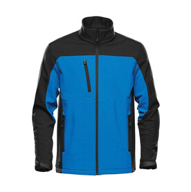 StormTech Men`s Cascades Softshell, Azure/Black, S bedrucken, Art.-Nr. 796183563