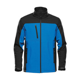 StormTech Men`s Cascades Softshell, Azure/Black, S bedrucken, Art.-Nr. 796183563