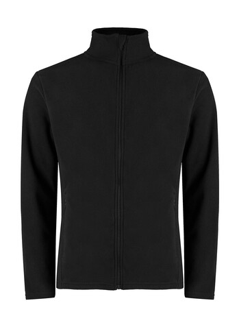 Kustom Kit Classic Fit Full Zip Fleece, Black, XS bedrucken, Art.-Nr. 870111012