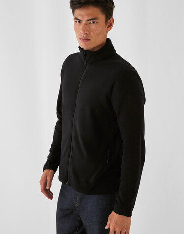B &amp; C Coolstar/men Fleece Full Zip, Black, S bedrucken, Art.-Nr. 801421013
