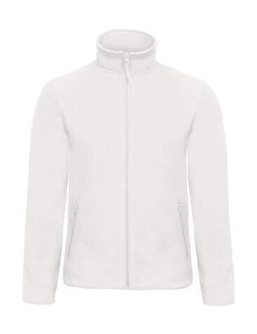 B &amp; C ID.501 Micro Fleece Full Zip, White, XS bedrucken, Art.-Nr. 803420002