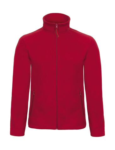 B &amp; C ID.501 Micro Fleece Full Zip, Red, XS bedrucken, Art.-Nr. 803424002