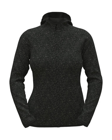 Stedman Lux Hooded Knit Fleece Jacket for women, Black Opal Heather, S bedrucken, Art.-Nr. 805051042 Stedman Lux Hooded Knit Fleece Jacket for women, Black Opal Heather, S bedrucken, Art.-Nr. 805051042
