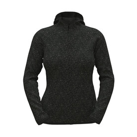 Stedman Lux Hooded Knit Fleece Jacket for women, Black Opal Heather, S bedrucken, Art.-Nr. 805051042
