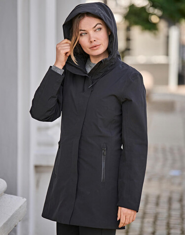 Tee Jays Womens All Weather Parka, Deep Navy, 2XL bedrucken, Art.-Nr. 805542027